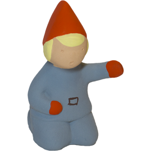 Tomte på knä