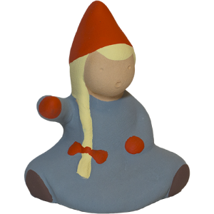 Tomteflicka sittande